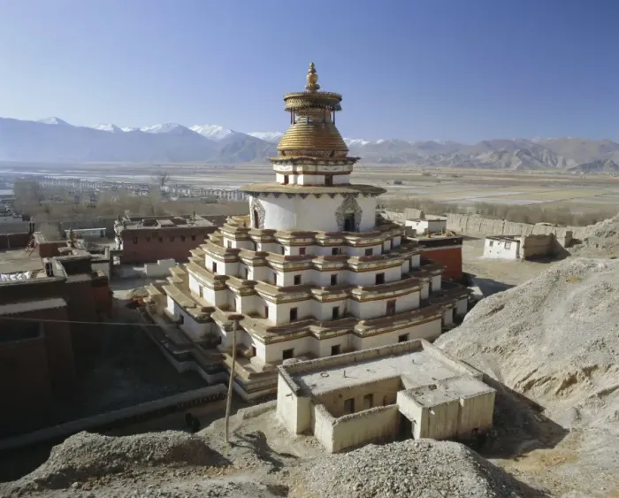 Framed Print : Pango Chorten, Gyantse, Tibet, China Framed Print : Pango Chorten, Gyantse, Tibet, China