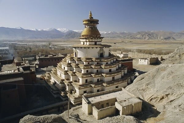 Pango Chorten, Gyantse, Tibet, China, Asia