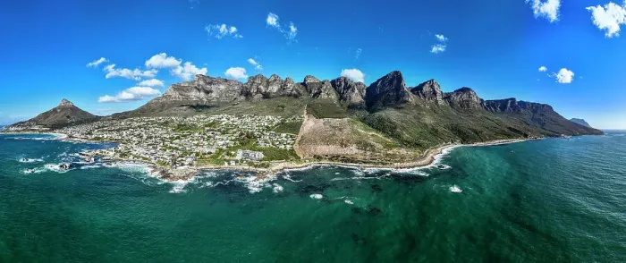 Framed Print : Panorama of the Twelve Apostles and Camps Bay, Cape Town, South Africa, Africa Framed Print : Panorama of the Twelve Apostles and Camps Bay, Cape Town, South Africa, Africa