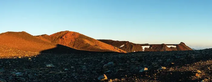 Framed Print : Panorama of the red sunrise on Red Crater Volcano and view of Mount Tongariro, North Island, New Zealand, Pacific Framed Print : Panorama of the red sunrise on Red Crater Volcano and view of Mount Tongariro, North Island, New Zealand, Pacific