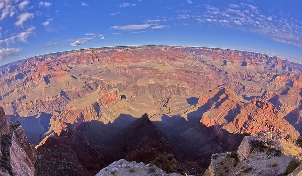 Panorama view of Grand Canyon from the cliffs of Powell Point, Grand Canyon, UNESCO World Heritage Site, Arizona, United States of America, North America