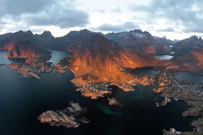 Framed Print : Panoramic aerial view of mountains surrounding the coastal villages of Tind and A i Lofoten, Lofoten Islands, Nordland, Norway, Scandinavia, Europe Framed Print : Panoramic aerial view of mountains surrounding the coastal villages of Tind and A i Lofoten, Lofoten Islands, Nordland, Norway, Scandinavia, Europe