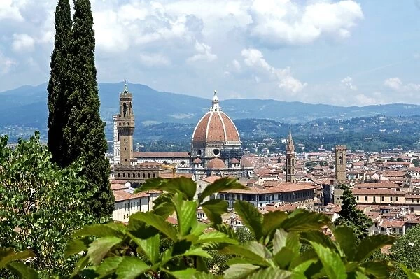 Panoramic view out over Florence from the Bardini Garden, The Bardini Garden