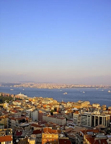 Panoramic view of Istanbul from Galata tower, Istanbul, Turkey, Europe, Eurasia