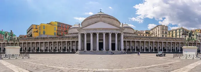 Framed Print : Panoramic view of Piazza del Plebiscito, historic centre, UNESCO World Heritage Site, Naples, Campania, Italy, Europe Framed Print : Panoramic view of Piazza del Plebiscito, historic centre, UNESCO World Heritage Site, Naples, Campania, Italy, Europe