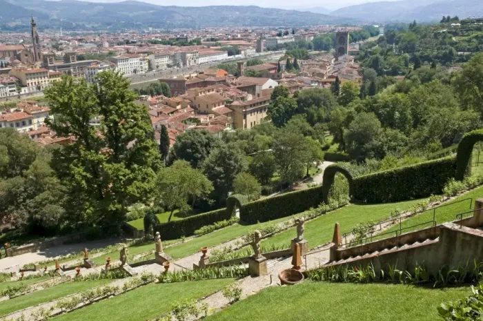 Framed Print : Panoramic view over River Arno and Florence from the Bardini Gardens, Florence (Firenze) Framed Print : Panoramic view over River Arno and Florence from the Bardini Gardens, Florence (Firenze)