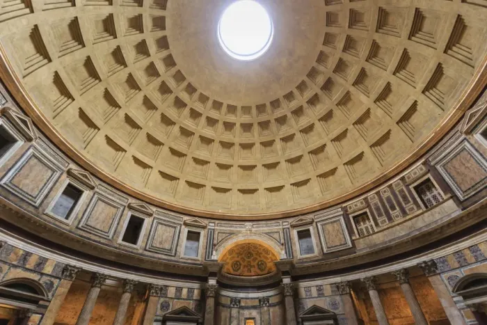 Framed Print : Pantheon interior concrete dome, Roman Temple, now church, Historic Centre, Rome Framed Print : Pantheon interior concrete dome, Roman Temple, now church, Historic Centre, Rome