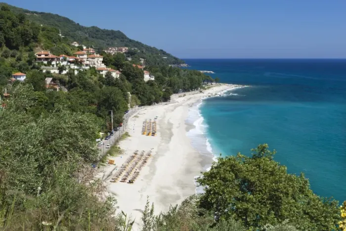 Framed Print : Papa Nero beach, Agios Ioannis, Pelion, Thessaly, Greece, Europe Framed Print : Papa Nero beach, Agios Ioannis, Pelion, Thessaly, Greece, Europe