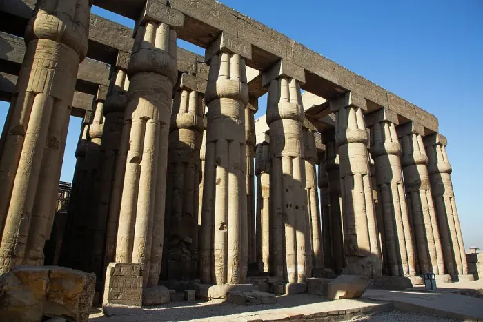 Framed Print : Papyrus Columns, Courtyard of Amenhotep III (Peristyle Court), Luxor Temple, UNESCO World Heritage Site, Luxor, Egypt, North Africa, Africa Framed Print : Papyrus Columns, Courtyard of Amenhotep III (Peristyle Court), Luxor Temple, UNESCO World Heritage Site, Luxor, Egypt, North Africa, Africa