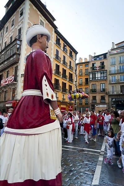 Parade of Giants and Big-heads, San Fermin street festival, Pamplona, Navarra (Navarre)