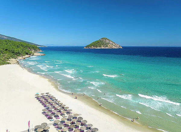 Paradise Beach, Thassos Island, Greek Islands, Greece, Europe