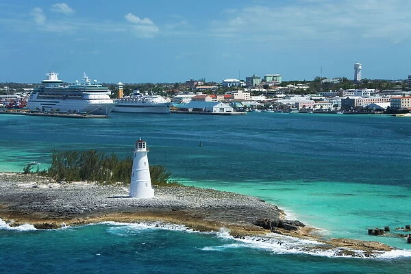 Paradise Island Lighthouse, Nassau Harbour, New Providence Island, Bahamas