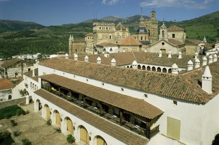 Framed Print : Parador and Monastery Framed Print : Parador and Monastery