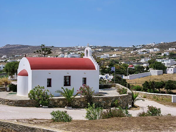 Parekklesi Church, Ano Mera, Mykonos Island, Cyclades, Greek Islands, Greece, Europe