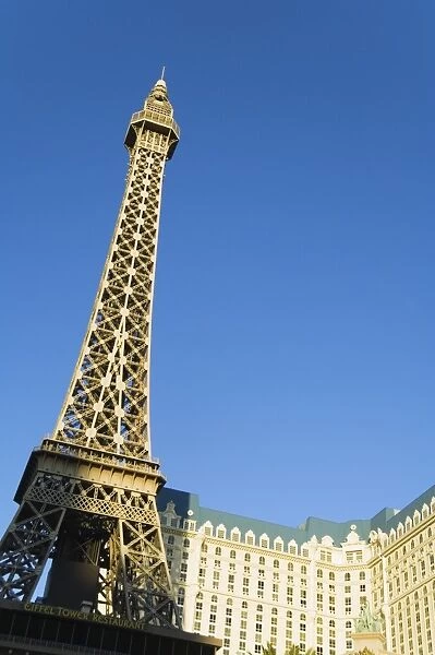Paris Hotel with mini Eiffel Tower