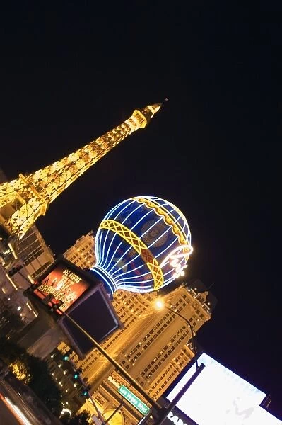 Paris Hotel with mini Eiffel Tower