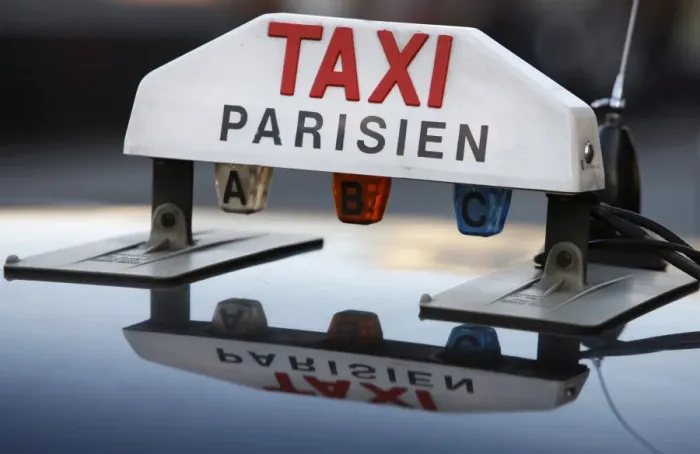 Framed Print : Paris taxi, Paris, France, Europe Framed Print : Paris taxi, Paris, France, Europe