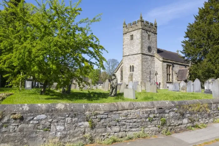 Framed Print : The Parish Church in Ashford in the water in springtime, Derbyshire Dales, Derbyshire Framed Print : The Parish Church in Ashford in the water in springtime, Derbyshire Dales, Derbyshire