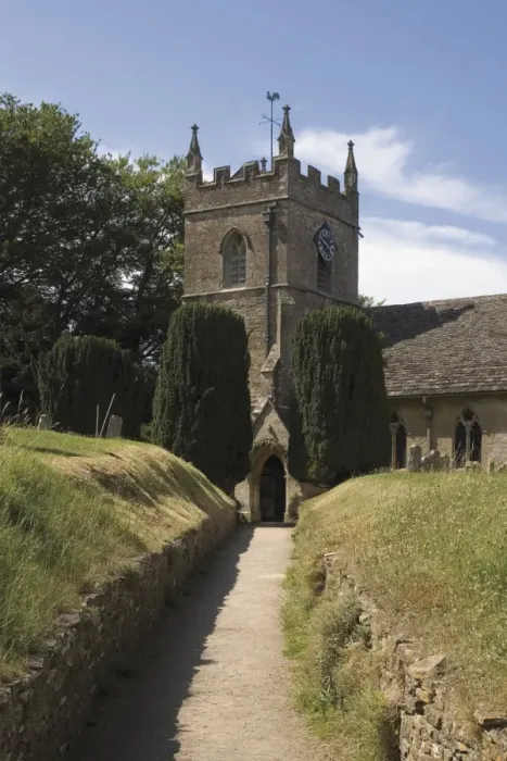 Framed Print : Parish church, Upper Slaughter, The Cotswolds, Gloucestershire, England Framed Print : Parish church, Upper Slaughter, The Cotswolds, Gloucestershire, England