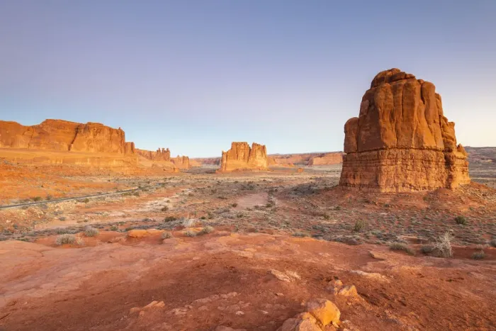 Framed Print : Park Avenue, Arches National Park, Moab, Utah, United States of America, North America Framed Print : Park Avenue, Arches National Park, Moab, Utah, United States of America, North America