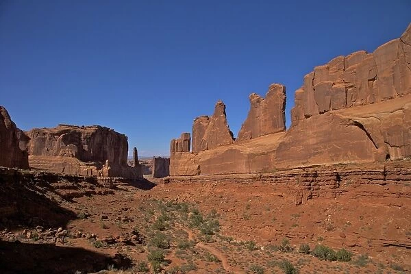 Park Lane, Arches National Park, Moab, Utah, United States of America, North America
