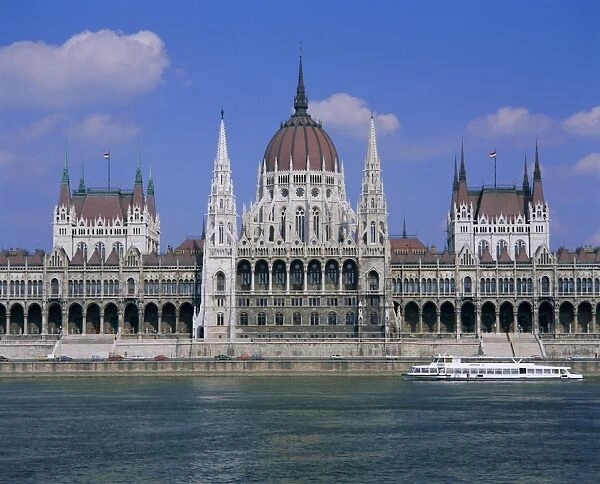 Parliament Building and River Danube
