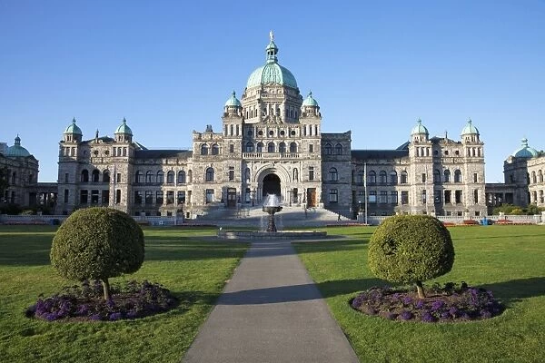 Parliament Building, Victoria, Vancouver Island, British Columbia, Canada, North America