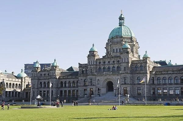 Parliament Buildings, Victoria, Vancouver Island, British Columbia, Canada, North America