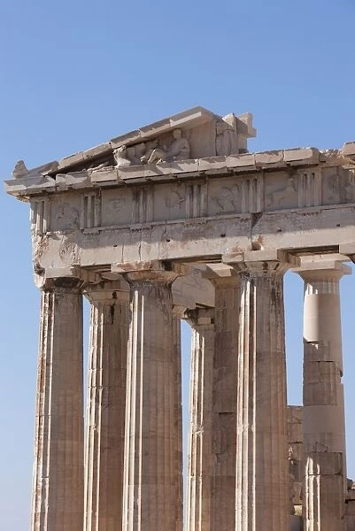 The Parthenon on the Acropolis, UNESCO World Heritage Site, Athens, Greece, Europe