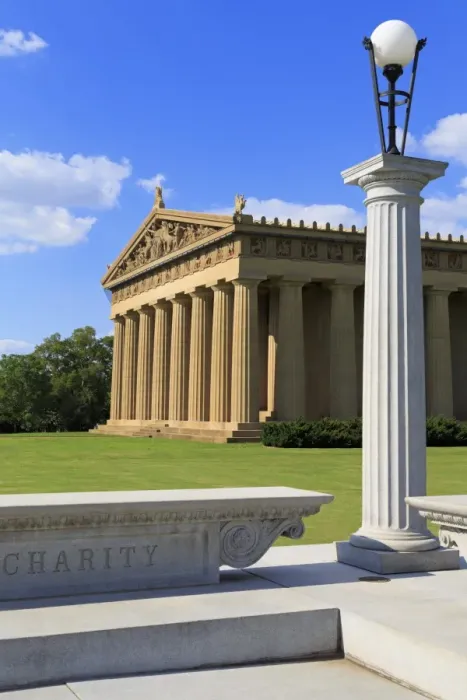 Framed Print : Parthenon in Centennial Park, Nashville, Tennessee, United States of America, North America