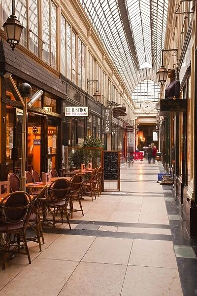 Passage des Panoramas in central Paris, France, Europe