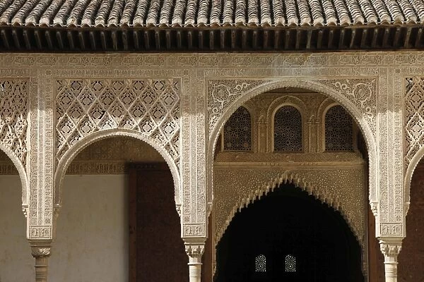 Patio de Arrayanes, Palacio de Comares, Nasrid Palaces, Alhambra, UNESCO World Heritage Site