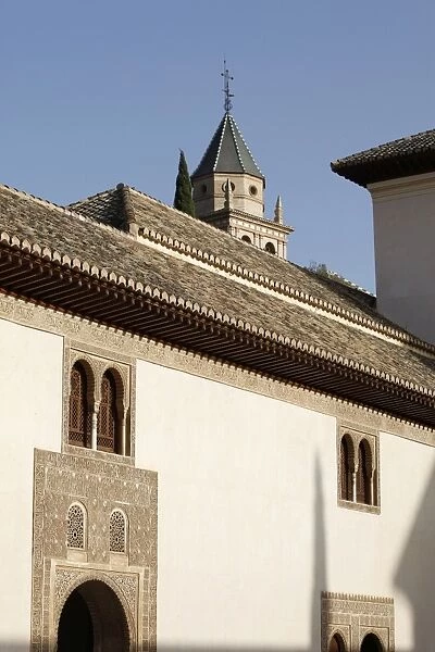 Patio de Arrayanes, Palacio de Comares, Nasrid Palaces, Alhambra, UNESCO World Heritage Site