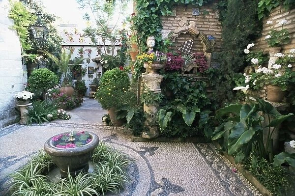 Patio in private house during annual patio competition