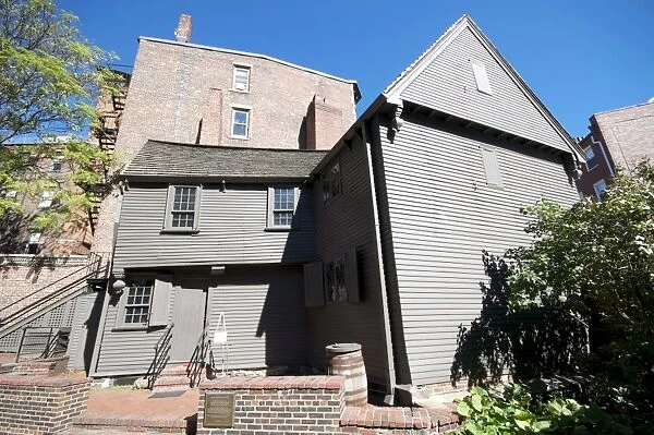 Paul Reveres House, Boston, Massachusetts, New England, United States of America