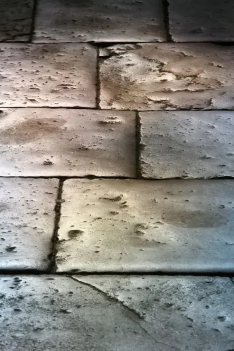 Framed Print : Paving stones in Saint Chef Abbey church, Saint-Chef-en-Dauphine, Isere, France, Europe Framed Print : Paving stones in Saint Chef Abbey church, Saint-Chef-en-Dauphine, Isere, France, Europe