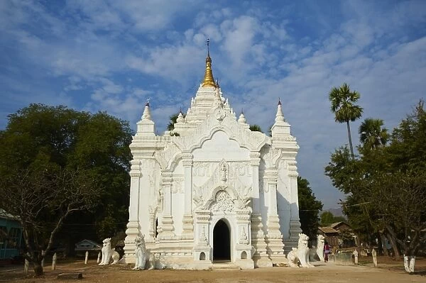Paya Settawya temple, Mingun, Sagaing, Myanmar (Burma), Asia