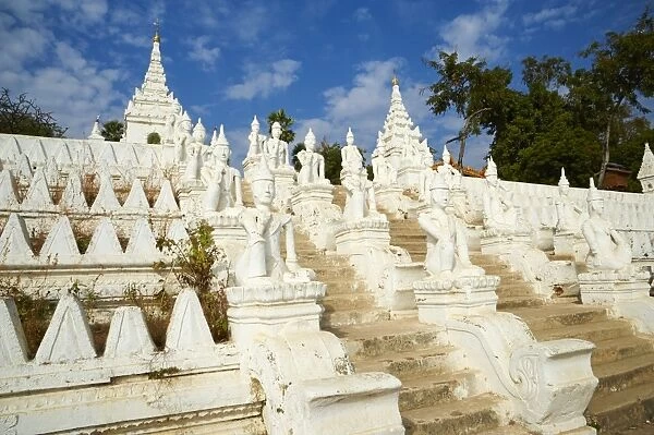 Paya Settawya temple, Mingun, Sagaing, Myanmar (Burma), Asia