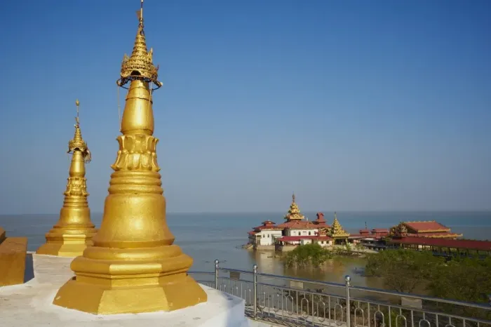 Framed Print : Paya Yele, monastery, floating temple, Kyaikkami, Mawlamyine (Moulmein) area, Mon State, Myanmar (Burma), Asia Framed Print : Paya Yele, monastery, floating temple, Kyaikkami, Mawlamyine (Moulmein) area, Mon State, Myanmar (Burma), Asia