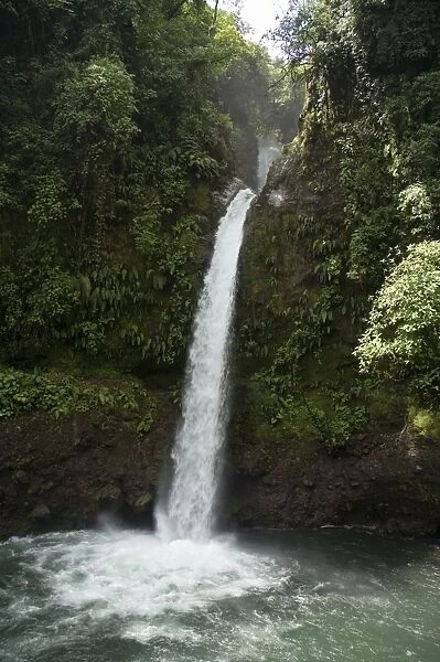 The Peace waterfall on the slopes of the Poas Volcano, Costa Rica