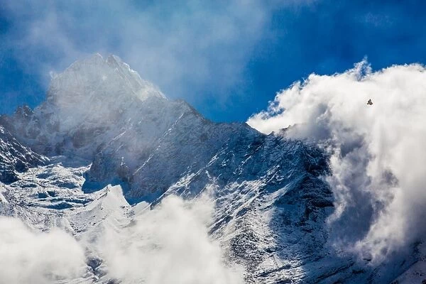 Peak of Mount Everest, Sagarmatha National Park, UNESCO World Heritage Site, Himalayas