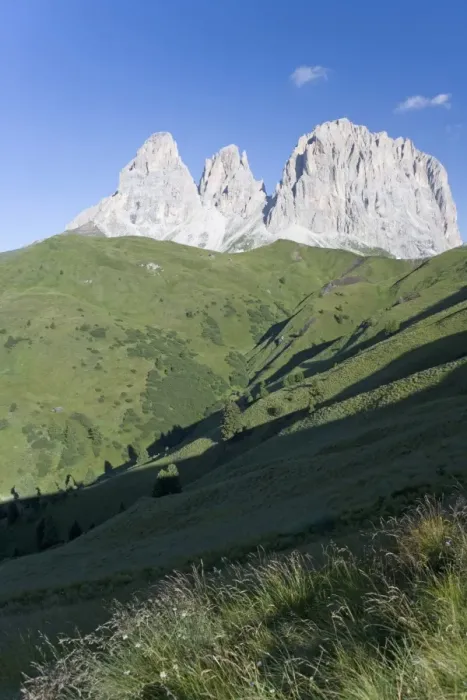 Framed Print : Peaks of the Sassolungo, Dolomites, Italy