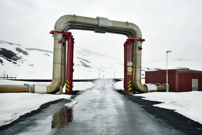 Framed Print : Peculiar pipework built over the road, Krafla Power Station, is the largest Geothermal Framed Print : Peculiar pipework built over the road, Krafla Power Station, is the largest Geothermal