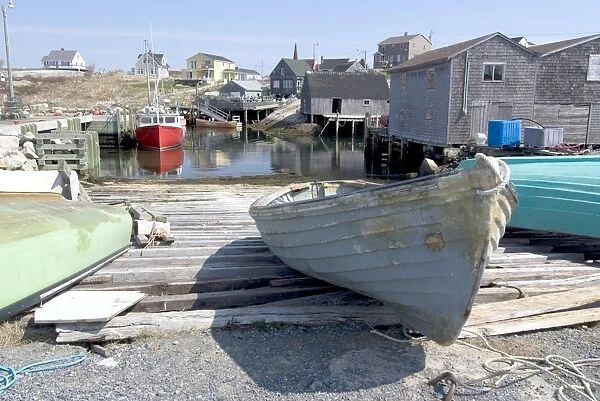 Peggys Cove fishing village, Nova Scotia, Canada, North America