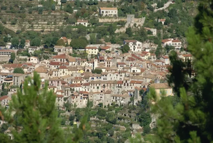 Framed Print : Peille, Provence, Cote d Azur, France, Europe
