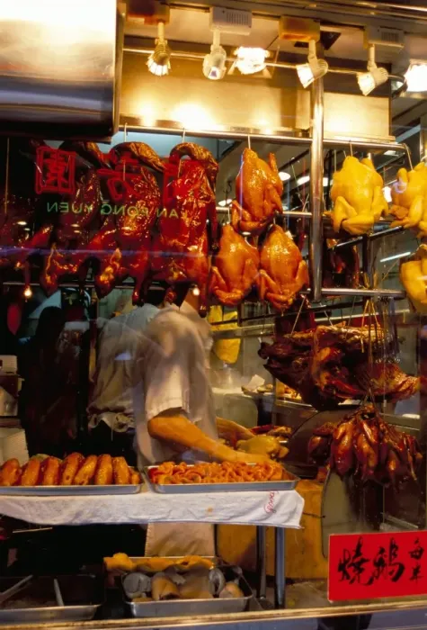 Framed Print : Peking ducks hanging in shop window, Hong Kong, China, Asia Framed Print : Peking ducks hanging in shop window, Hong Kong, China, Asia