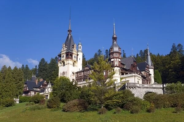 Peles Castle, the Royal Palace, intended as a summer residence by King Carol I