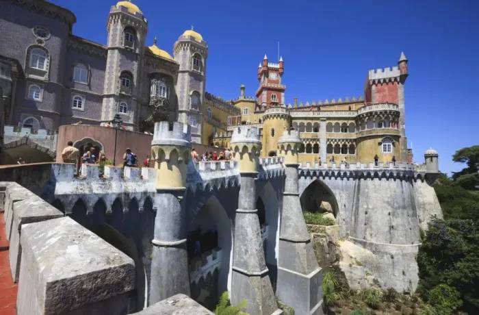 Framed Print : Pena National Palace, Sintra, UNESCO World Heritage Site, Portugal, Europe