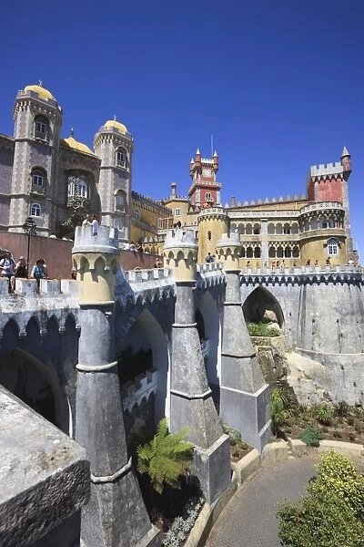 Pena National Palace, UNESCO World Heritage Site, Sintra, Portugal, Europe