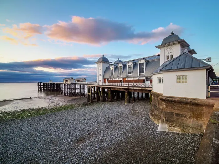 Framed Print : Penarth Pier at dawn, Penarth, Vale of Glamorgan, Wales, United Kingdom, Europe Framed Print : Penarth Pier at dawn, Penarth, Vale of Glamorgan, Wales, United Kingdom, Europe